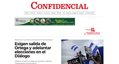 Desktop Screenshot of confidencial.com.ni